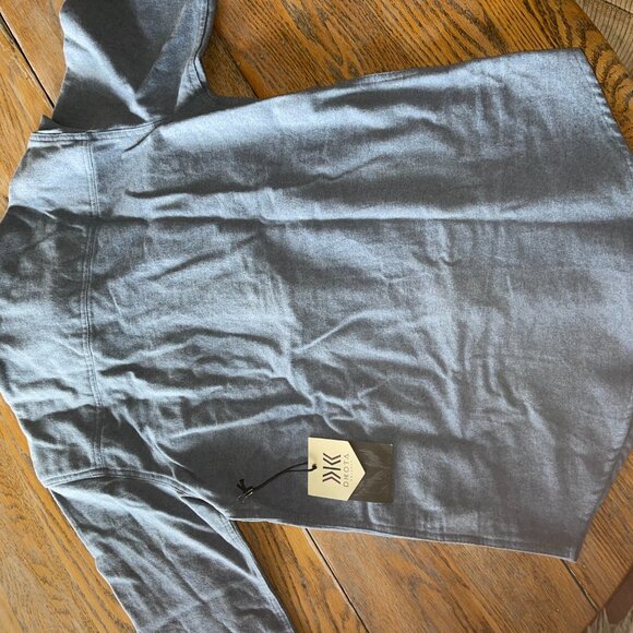 DAKOTA Grizzly 100% soft cotton flannel shirt/color ‘sky’/NWT/MS - Picture 2 of 6